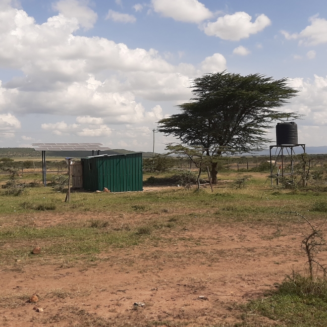 Solar borehole clean water